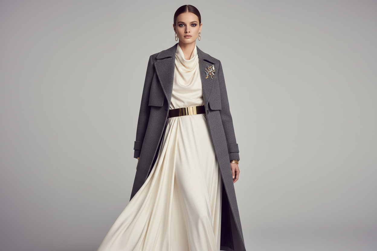 modelo de ropa elegante